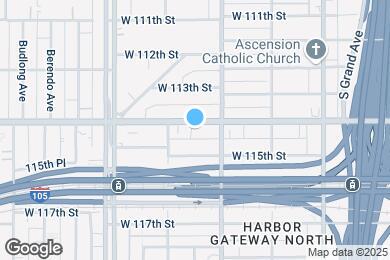 Map image of the property - 732 W Imperial Hwy