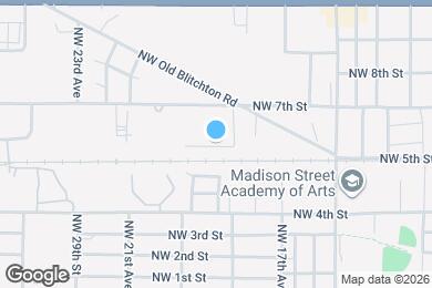 Map image of the property - 1911 NW 6th St