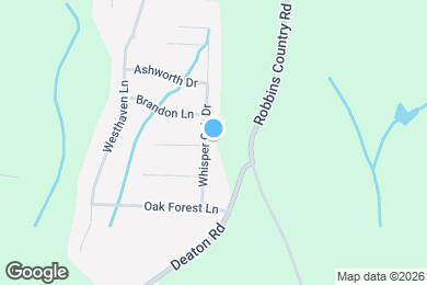 Map image of the property - 4907 Whisper Oak Dr