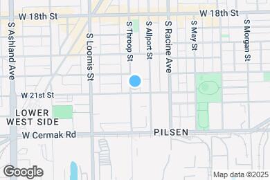 Map image of the property - 2023 S Throop St
