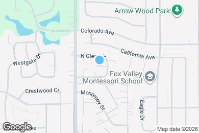 Map image of the property - 1331 N Glen Cir