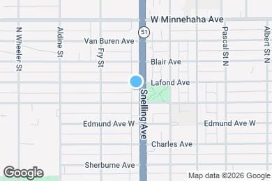 Map image of the property - 625-625 Snelling Ave N