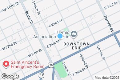 Map image of the property - 122 E 24th St