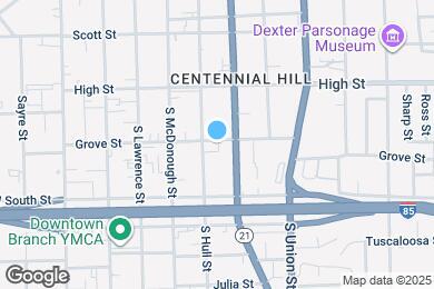 Map image of the property - 416 Grove St