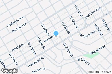 Map image of the property - 3408 Homan Ave