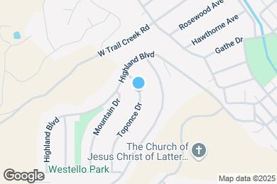 Map image of the property - 43 Toponce Dr