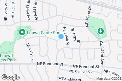 Map image of the property - 3902 NE 135th Ave