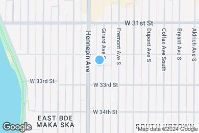 Map image of the property - 3220 Girard Ave S