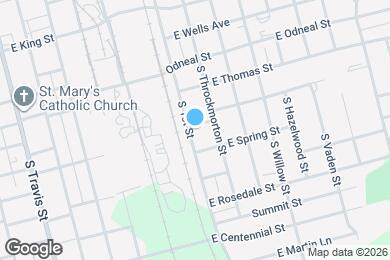 Map image of the property - 1003 S 1st St