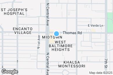 Map image of the property - MAA Central Ave