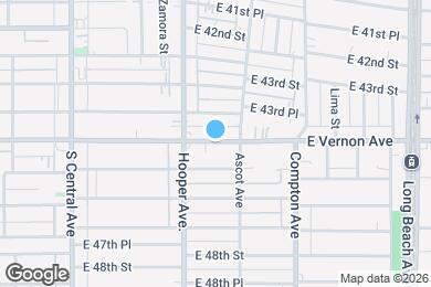 Map image of the property - 1346 E Vernon Ave