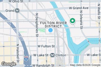 Map image of the property - 555 W Kinzie St