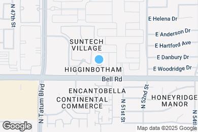 Map image of the property - 17052 N 50th St