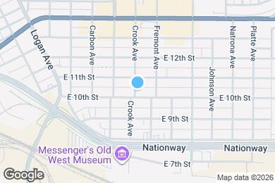 Map image of the property - 2400 E 10th St