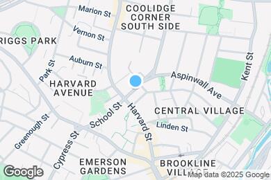 Map image of the property - 25 Aspinwall Ave