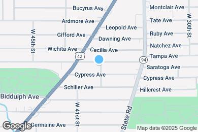 Map image of the property - 4500 W 39th St
