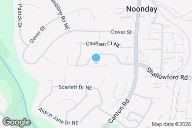 Map image of the property - 885 Trace Cir NE