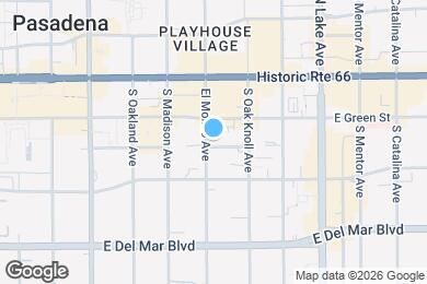 Map image of the property - 116 S El Molino Ave