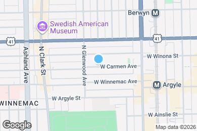 Map image of the property - 1356 W Carmen Ave