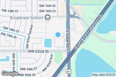 Map image of the property - 6054 SW 19th Ct