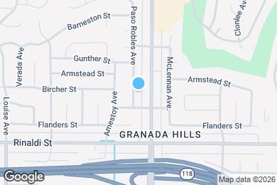 Map image of the property - 11624 Paso Robles Ave