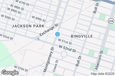 Map image of the property - 136 W 51st St