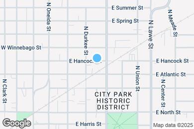 Map image of the property - 319 E Hancock St