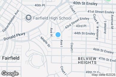 Map image of the property - 820 45th Street Ensley