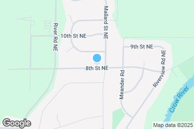 Map image of the property - 11686 8th St NE