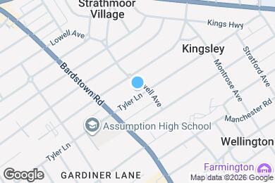 Map image of the property - 2229 Tyler Ln
