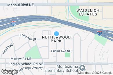 Map image of the property - 1909 Girard Blvd NE