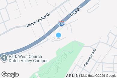 Map image of the property - The Peaks of Knoxville