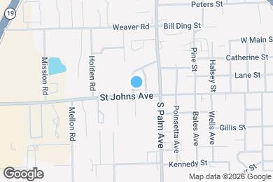 Map image of the property - 3300 St Johns Ave