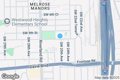 Map image of the property - 1001 SW 25th Ave