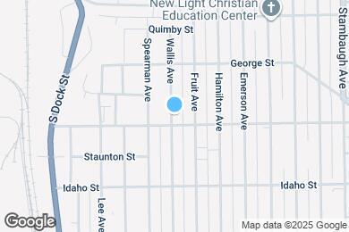 Map image of the property - 1107 Wallis Ave