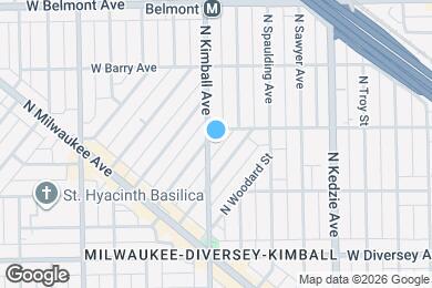 Map image of the property - 2937 N Kimball Ave