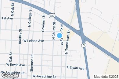 Map image of the property - 102 W Leland Ave