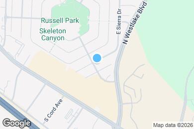 Map image of the property - 2802 E Sierra Dr