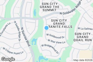 Map image of the property - 15893 W Arrowhead Dr