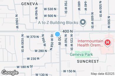 Map image of the property - 373 N 800 W