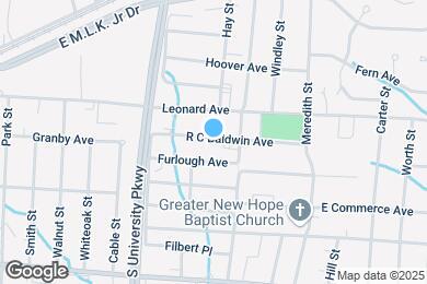 Map image of the property - 1308 R C Baldwin Ave