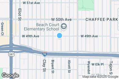 Map image of the property - 4877 Beach Ct