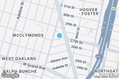 Map image of the property - 871 27th St