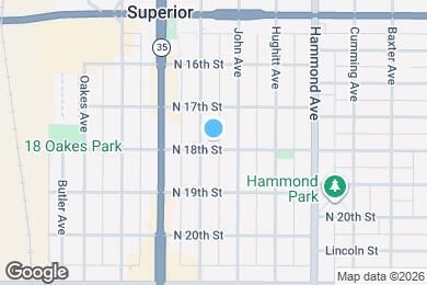 Map image of the property - 1615 N 18th Street
