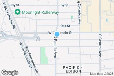 Map image of the property - 310 S Pacific Ave