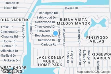 Map image of the property - 3910 Beechwood Dr