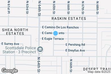 Map image of the property - 6502 E Eugie Terrace
