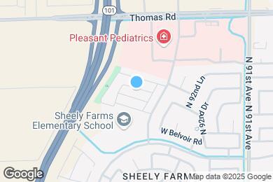 Map image of the property - 9429 W Jamestown Rd