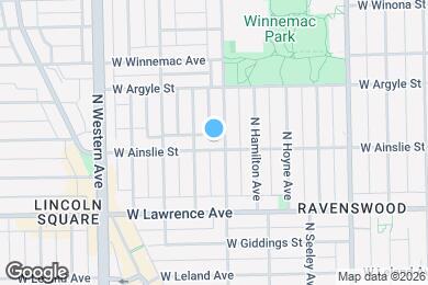 Map image of the property - 2208 W Ainslie