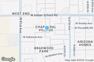 Map image of the property - 8850 W Fairmount Ave